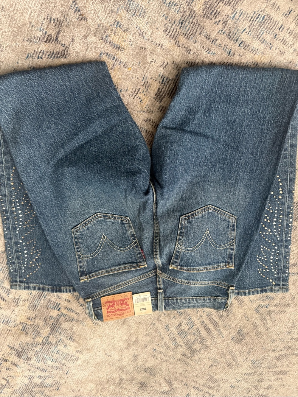 Levi's blue denim jacket with rear pockets - Picture 16 of 16